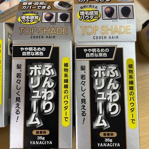トップシェード カバーヘアー 明るめの黒色 35g 3個