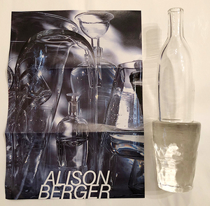 ■1997年製 COMME des GARCONS Exhibition 極美品 ALISON BERGER グラスオブジェ CAST BOTTLE アリソン・バーガー コムデギャルソン