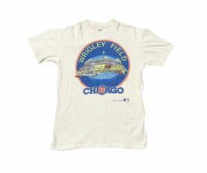 89s USA製 MLB CHICAGO CUBS WRIGLEY FIELD Tシャツ ビンテージ Stedman ステッドマン シカゴ カブス リグレー フィールド 球場 野球