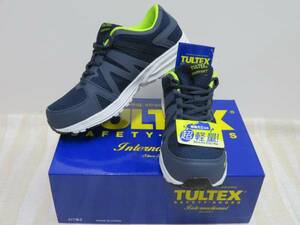  I tosTULTEX super light weight resin . core safety shoes AZ-51649[008 navy *23.5cm] light work oriented goods ., prompt decision 2250 jpy *