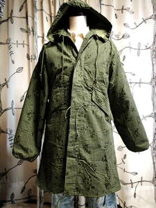 希少サイズ 80's 実物 ナイトカモ NIGHT CAMOUFLAGE PARKA SIZE-SMALL ライナー付 デットストック・送料込