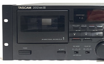 【稀少☆極美品】TASCAM タスカム [ 202 MK Ⅲ ] MK3 業務用 カセットデッキ W Cassette Recorder オートリバース オーディオ_画像2