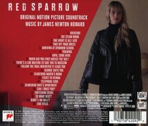 Red Sparrow ジェームズ・ニュートン・ハワード 輸入盤CD_画像2