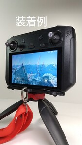 DJIスマート送信機用三脚固定プレート兼ストラップホルダー【自作】