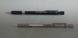 【STAEDTLER】シャープペンシル「0.5㎜(ブルーとシルバー)」の新品未使用品の「2本組」
