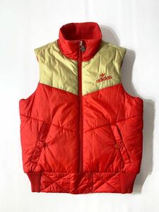  beautiful goods adidas cotton inside down vest SAMPLE goods lady's M size Adidas ski the best polyester made light weight laundry possibility smaller size 