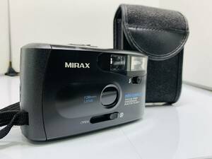 ★良美品★ MIRAX mini-compact ブラック コンパクト フィルムカメラ #A000657