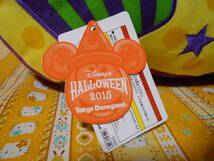 ♪ディズニー新品タグ付き東京ディズニーランドハロウィン2015ミッキーマウス＆ミニーマウスクッション＆ハロウィン2006ホルダー_画像8