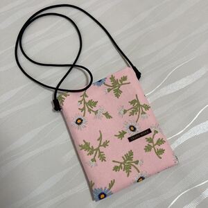 ハンドメイド スマホポーチ 小さめサコッシュ