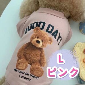 大人気 クマちゃん 可愛い 小中型犬服 ドッグウェア 裏起毛 ペット 防寒