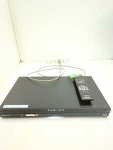 通電確認 中古品SONY ソニー ブルーレイディスクレコーダー BDZ-AT300S リモコン付き 電源コード付き DVD