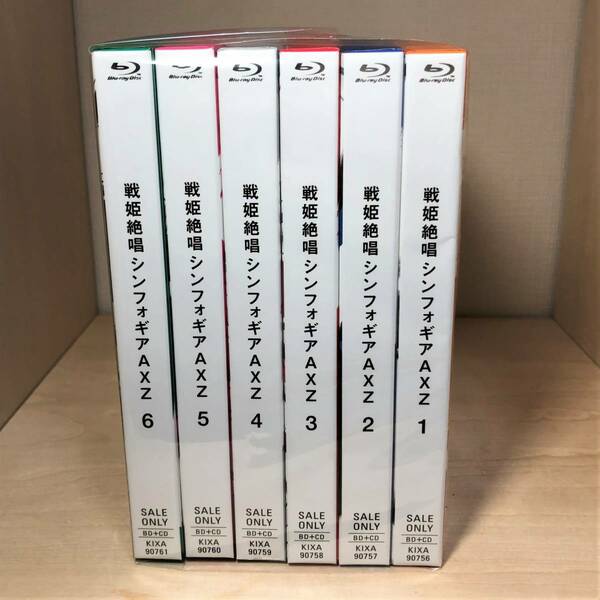 ■送料無料■ Blu-ray 戦姫絶唱シンフォギアAXZ 限定版 全6巻セット