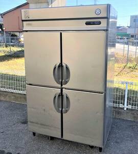 【中古品】フクシマ ARD-122PM 2015年製 縦型 タテ型 冷凍冷蔵庫 4ドア インバーター制御 2凍2蔵 100V 業務用 厨房用 FUKUSHIMA