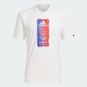 【新品タグ付き】adidas アディダス★吸汗速乾 半袖Ｔシャツ★28952★2,739円の品【Mサイズ】白