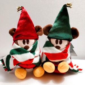 ディズニークリスマス 2021 リルリンリン ぬいぐるみバッジ ぬいぐるみバンド