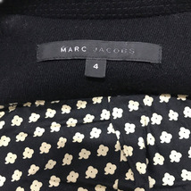 中古 古着 美品 マークジェイコブス MARC JACOBS ウールコート ダブル コート ステンカラー サイズ4 レディース ブラック_画像3