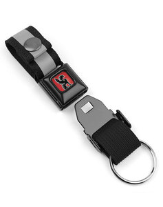 Chrome (クローム) キーホルダー キーチェーン (AC-103 BKBK) Mini Buckle Key Chain Black/Black