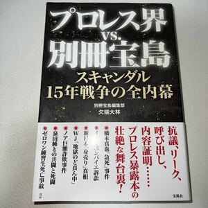 プロレス界vs.別冊宝島 スキャンダル15年戦争の全内幕/欠端大林