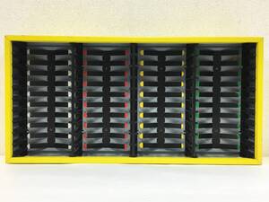 ★☆K135 カセットテープ 収納ケース Cassette City カセットシティ ポップアップ式カセット収納ラック 40本収納☆★