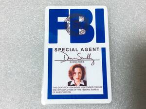 * America popular SF series drama goods X file The X-Filesdana fish net -ji Lien under son san FBI ID card FD02S *