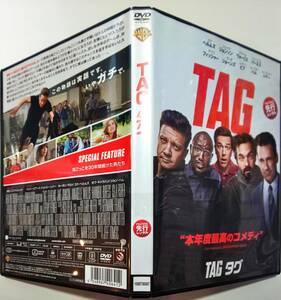 送料無料 セル版無し TAG タグ 「ハングオーバー！」シリーズのエド・ヘルムズ、「アベンジャーズ」シリーズのジェレミーレナー レンタル品