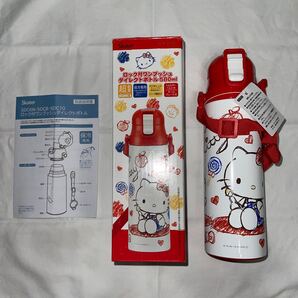 【新品・未使用】超軽量・コンパクトロック付ワンプッシュダイレクトボトル ハローキティ スケッチ 0.58L SDC6N