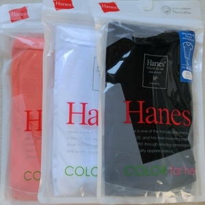 【L】Hanes　ヘインズラウンドネックTシャツ３枚 HW1-102　p1416tき