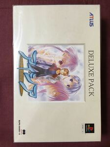 【未開封】PSソフト「アイシア DELUXE PACK」※外箱ダメージあり ＋ 【未読】「アイシア 公式攻略ガイド」