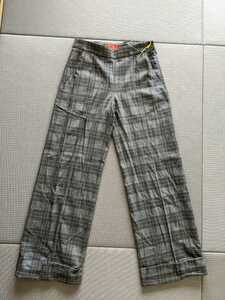  new goods VivienneWestwood Italy made pants unused check pattern imported car Red Label