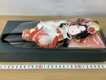 【昭和レトロ・新品未使用品・お正月用品】豪華 金襴緞子 友禅、伝統 羽子板 8寸、絵柄 能 舞姿 道成寺 末広がり、贈り物や部屋の飾りに！_画像9