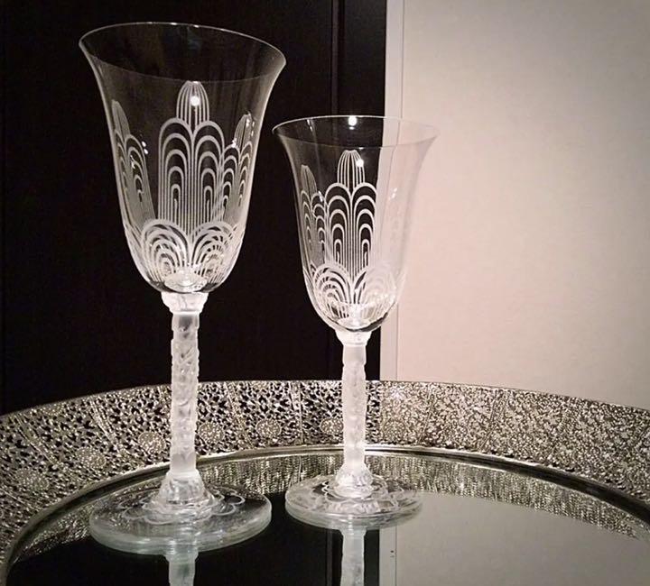 オンライン再販業者 Baccarat Fontenoy Roseフォントネ ワイングラス