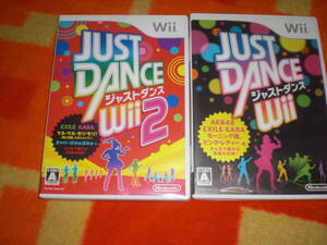 即決Wii ジャストダンスWii & ジャストダンスWii 2