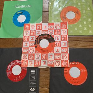 EPレコード／中古／ジャケットなし／まとめて5枚／五番街のマリーへ／順子／心もよう／旅愁／思い出通り／南沙織／高橋真梨子