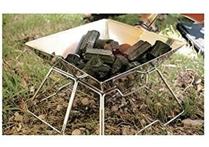 焚火台 折りたたみ式 直火 3WAY バーベキューコンロ