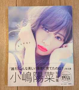 小嶋陽菜 写真集 「どうする?」宝島社 撮影 中村和孝 特製ポストカード付 送料無料 匿名配送