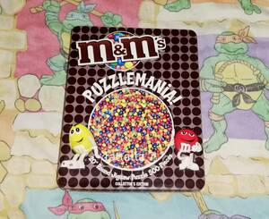 ☆m&m's Puzzlemania Round Puzzle 500 Pieces In A Tin☆エムアンドエムズ☆ジグソーパズル☆パズルマニア☆缶入り☆チョコレート