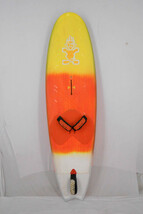 送料無料【中古】STAR BOARD (スターボード)REACTOR WAVE 82 モデル ［YELLOW×ORANGE］212cm ウインドサーフィンボード_画像1