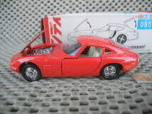 ◎1/45トミカ ダンディ◎トヨタ 2000GT赤・シール付き☆トミー製◎新品※ミニカーは古いもので珍しくなった品です。_画像3