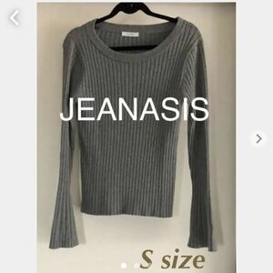 JEANASIS ベルスリーブリブカットソー ニット 美品