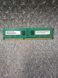 即日発 送料198円 ★ デスクトップPC用メモリー GREEN HOUSE DDR3-1600-2G LONG DIMM 1325PR-10206077M 片面実装 ★ 動作確認済 R182
