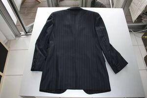 [DOLCE&GABBANA] Dolce and Gabbana suit dark blue × stripe 46 beautiful goods 