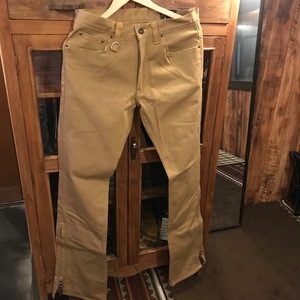 【SKULL FLIGHT】サイズ30　SS PANTS type2　ベージュ　ブーツカット　スカルフライト　ランブル