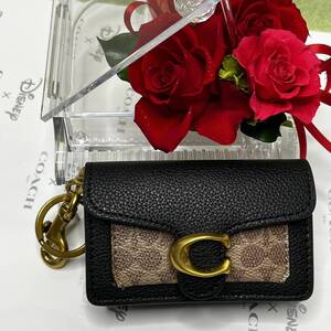 COACH//コーチシグネチャー コーテッド キャンバス、ポリッシュド ペブル レザー、スエード//お札も収納