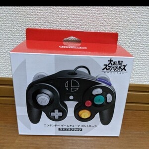 【任天堂純正品】ニンテンドー ゲームキューブ コントローラ スマブラブラック