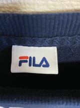 FILA【フィラ】 ロゴ入りトレーナー 切り返しデザイン　アズノウアズピンキー　AS KNOW AS PINKY_画像4