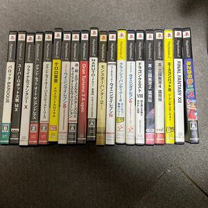 PS2ゲームソフト 20本まとめ売り ジャンク品扱い