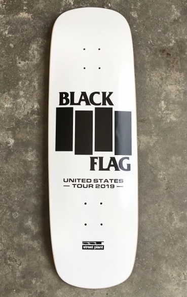 【おまけ付き】BLACK FLAG &#34;US TOUR 2019 SKATEBOARD&#34; ブラックフラッグ　スケートデッキ　SST RECORDS CRUZ RECORDS 