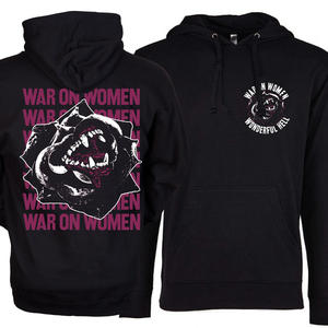 War On Women "Wonderful Hell' Pullover Hoodie" ウォー・オン・ウーメン　パーカー　Mサイズ