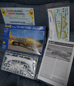 # rare 1/144 rice DRAW decal all day empty ANAbo- wing B737-700 Gold jet +.REVELL kit (-800)[ inspection ]ALL NIPPON AIRWAYS GOLDJET