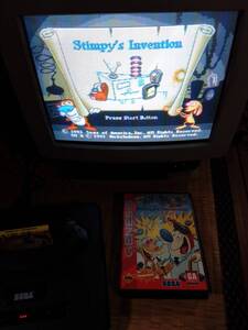 ジャンク品SEGAジェネシスThe Ren & Stimpy Show: Stimpy's Invention